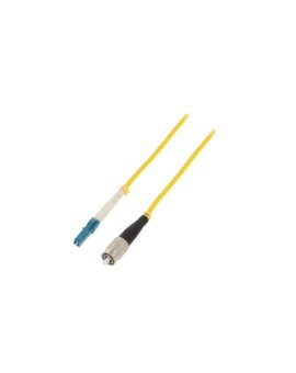 QOLTEC-54053 Patch cord światłowodowy FC/UPC,LC/UPC 3m Światłowód: 9/125um