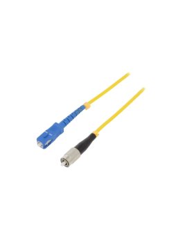 QOLTEC-54046 Patch cord światłowodowy FC/UPC,SC/UPC 5m Światłowód: 9/125um