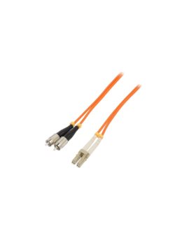 QOLTEC-54055 Patch cord światłowodowy OM2 FC/UPC,LC/UPC 1m LSZH