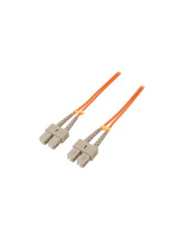 QOLTEC-54010 Patch cord światłowodowy OM2 SC/UPC,z obu stron 1m LSZH