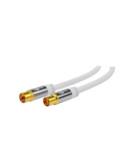 ANT-M/F-0500-WH Kabel 5m PVC biały 75 Obsługa: 4K, FullHD, UHD 2160p