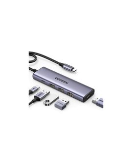 HUB Ugreen CM511 15597 5w1 USB-C - USB-C PD / HDMI / 3x USB-A 3.0 - szary