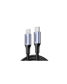 Kabel Ugreen US304 60759 Lightning - USB-C 2.0 MFi 1 m - szary