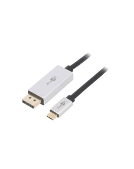 USBC-DP-3M Adapter DisplayPort 1.4, HDCP 2.2 DisplayPort wtyk, USB C wtyk