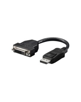 DP-DVIDF Adapter DisplayPort wtyk, DVI-D (24+1) gniazdo 0,2m czarny