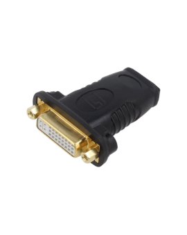 GOOBAY-68690 Adapter DVI-D (24+1) gniazdo, HDMI gniazdo czarny