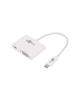 USB.C-ADAP-12 Adapter USB 3.0 0,15m biały Obsługa: 1080p, FullHD biały 60W