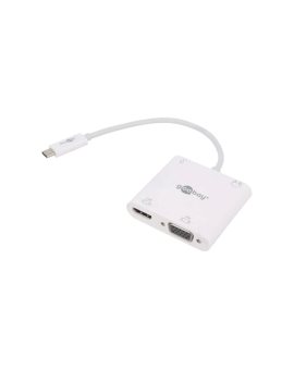 USB.C-ADAP-14 Adapter USB 3.0 0,15m biały Obsługa: 4K, UHD 2160p biały