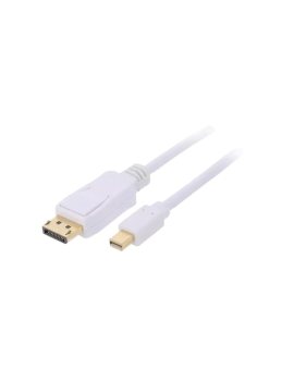 MC.2110.1112.020WH Kabel DisplayPort 1.1 DisplayPort wtyk, mini DisplayPort wtyk