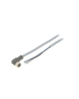 CONE53NF-A2 Przewód przyłączeniowy, PIN: 3, kątowe, 2m, M8, 60VAC, 4A, Żyły: 3
