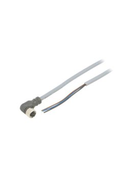 CONE53NF-A5 Przewód przyłączeniowy, PIN: 3, kątowe, 5m, M8, 60VAC, 4A, Żyły: 3