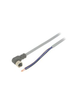 CONE53NF-A5P Przewód przyłączeniowy, PIN: 3, kątowe, 5m, M8, 60VAC, 4A, Żyły: 3