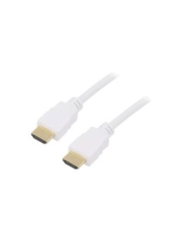 GOOBAY-61025 Kabel HDCP 2.2,HDMI 2.0 HDMI wtyk,z obu stron PVC 15m biały