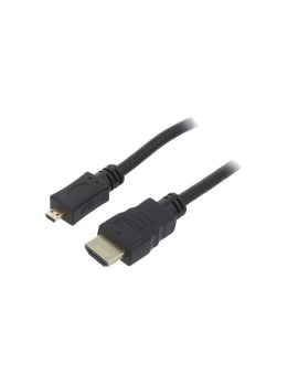 HDMI.HE320.050 Kabel HDMI 2.0 HDMI wtyk,micro HDMI wtyk PVC Dł: 5m czarny