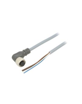 CONE14NF-A2 Przewód przyłączeniowy, PIN: 4, kątowe, 2m, M12, 250VAC, 4A, Żyły: 4
