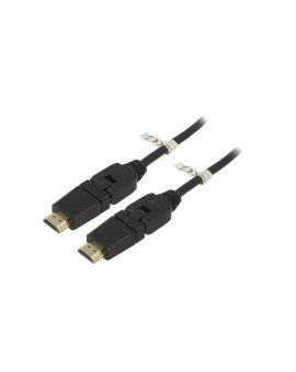 GOOBAY-61292 Kabel HDCP 2.2,HDMI 2.0 HDMI wtyk ruchomy 360,z obu stron