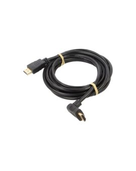 GOOBAY-61297 Kabel HDCP 2.2,HDMI 2.0 HDMI wtyk,HDMI wtyk 90 PVC 3m 30AWG