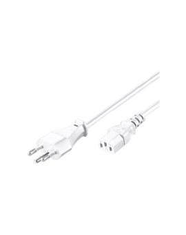 SN315-3/07/2.0WH Kabel IEC C13 żeński,SEV-1011 (J) wtyk PVC 2m biały 10A 250V