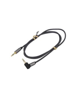 GOOBAY-PLUS-65278 Kabel Jack 3,5mm 3pin wtyk,Jack 3,5mm 3pin wtyk kątowy 1m