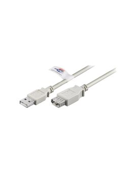 USB-AA-UL/5 Kabel USB 2.0 USB A gniazdo, USB A wtyk 5m szary 480Mbps