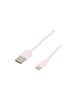 USB-USBC-2.0-WH Kabel USB 2.0 USB A wtyk, USB C wtyk 2m biały Żyła: Cu 480Mbps