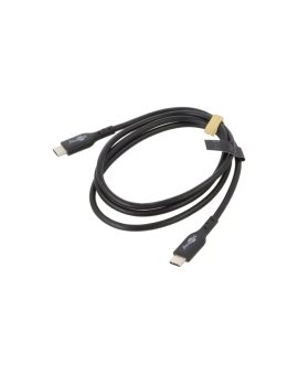 USBC.2.0-240-010BK Kabel USB 2.0 USB C wtyk, z obu stron 1m czarny 480Mbps PVC