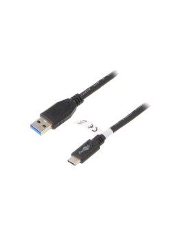 TCAB-256 Kabel USB 3.0 USB A wtyk, USB C wtyk 3m czarny