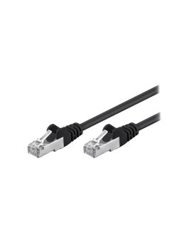 F/UTP5-CCA-500BK Patch cord F/UTP 5e linka CCA PVC czarny 50m 26AWG