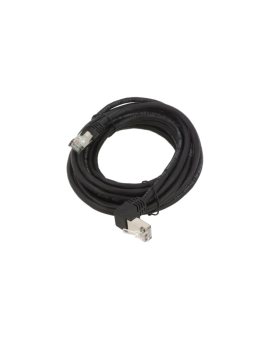 F/UTP5-90-050BK Patch cord F/UTP 5e linka CCA PVC czarny 5m 26AWG