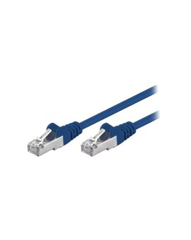 F/UTP5-CCA-075BL Patch cord F/UTP 5e linka CCA PVC niebieski 7,5m 26AWG