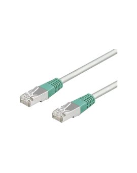 F/UTP5-CCA-CR-100 Patch cord F/UTP 5e linka CCA PVC szary 10m 26AWG