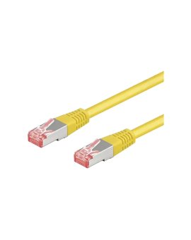 S/FTP6-CU-075YL Patch cord S/FTP 6 linka Cu LSZH żółty 7,5m 28AWG