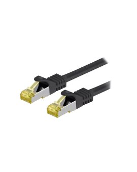 S/FTP7-CU-020BK Patch cord S/FTP 6a linka Cu LSZH czarny 2m 26AWG