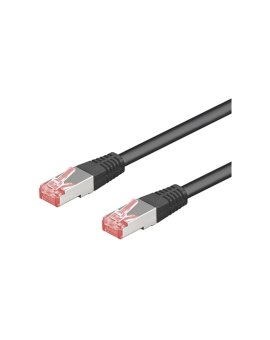 S/FTP6A-CU-030BK Patch cord S/FTP 6a linka Cu LSZH czarny 3m 27AWG