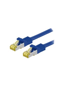 S/FTP7-CU-020BL Patch cord S/FTP 6a linka Cu LSZH niebieski 2m 26AWG