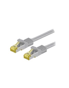 S/FTP7-CU-200GY Patch cord S/FTP 6a linka Cu LSZH szary 20m 26AWG