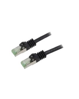 S/FTP8.1-CU-010BK Patch cord S/FTP Cat 8.1 linka Cu LSZH czarny 1m 26AWG