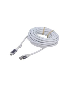 GOOBAY-74179 Kabel USB 3.1 RJ45 wtyk, USB C wtyk niklowany 7,5m biały PVC