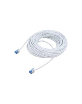 GOOBAY-74341 Patch cord U/FTP 6a linka Cu LSZH biały 15m 32AWG -20...75C