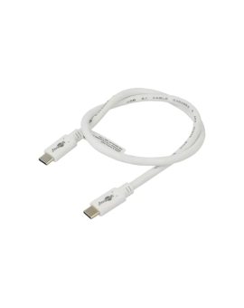 USB.C-PD60-0.5WH Kabel USB 3.2 USB C wtyk, z obu stron 0,5m biały 5Gbps 60W