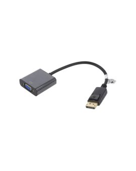 DP-VGA-0.15BK Konwerter DisplayPort 1.1 0,15m Obsługa: 1080p, FullHD czarny