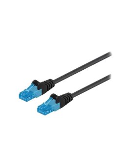 U/UTP6A-LSZH-100BK Patch cord U/UTP 6a linka Cu LSZH czarny 10m 26AWG Żyły: 8