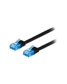 F.U/UTP6A-CU-050BK Patch cord U/UTP 6a linka Cu PVC czarny 5m 32AWG