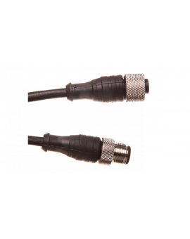 Kabel połączeniowy M12 5-pinów męski/żeński prosty 1m PUR XZCR1511064D1