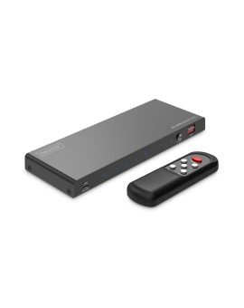 Przełącznik / Switch HDMI 4x1, 8K/60Hz (4:4:4) z HDR, 48 Gbps, HDCP 2.3, Toslink / Stereo, EDID DS-55335