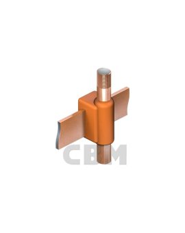 CBM WELD zgrzewanie egzotermiczne forma do połączenia przejściowego bednarki 30x4 z uziomem 14,2 mm