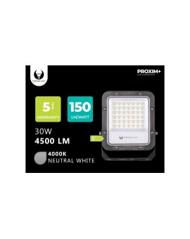 Naświetlacz LED PROXIM+ 30W 4000K 4500lm 230V IP65 Forever Light 150lm/W 5 LAT GWARANCJI