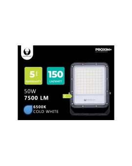 Naświetlacz LED PROXIM+ 50W 6500K 7500lm 230V IP65 Forever Light 150lm/W 5 LAT GWARANCJI