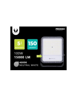 Naświetlacz LED PROXIM+ 100W 4000K 15000lm 230V IP65 Forever Light 150lm/W 5 LAT GWARANCJI