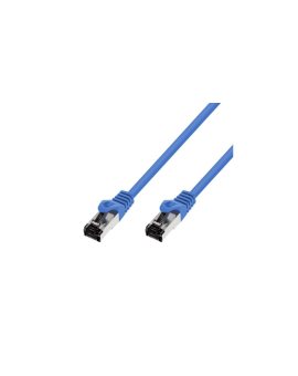 Patchcord LAN Miedź Kabel sieciowy skrętka Extralink Kat.8.1 S/FTP 0,5m 40G Niebieski